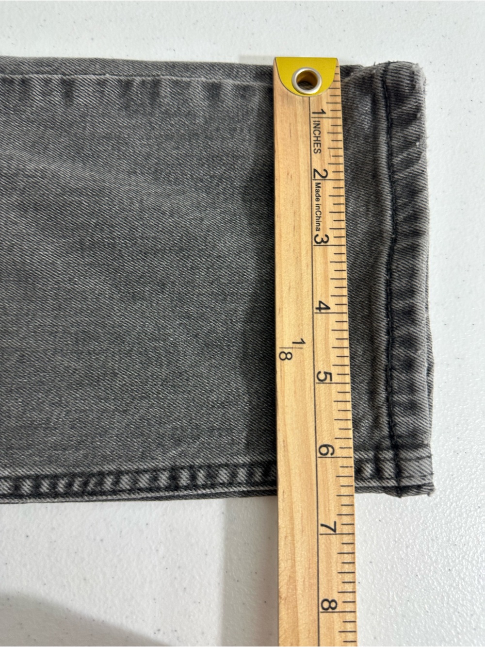 Levis Men’s 502 washed Black denim Size 30x30 slim Taper Fit Jeans - Picture 13 of 14